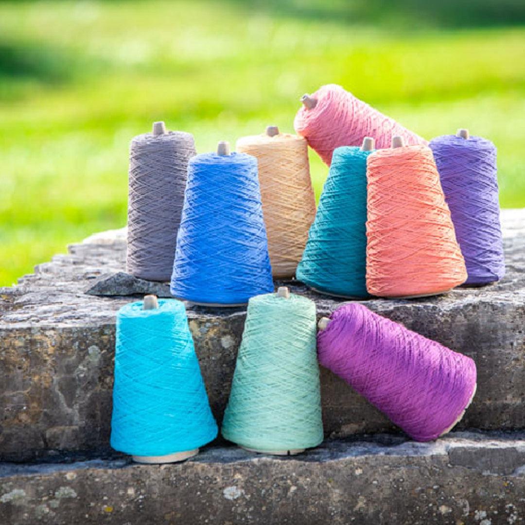 Cotton Fine Cones Fingering Weight Yarn (1/2 lb) | 1000 Yards | 80% Pima Cotton 20% Merino Wool-Yarn-Brown Sheep Yarn-Cavern - CF005C-Revolution Fibers