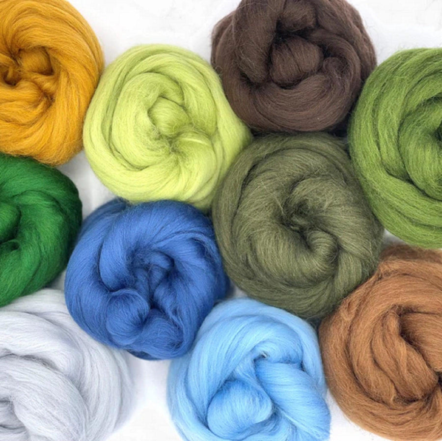 Stunning Dyed Wool Roving for Fiber Arts | Revolution Fibers ...