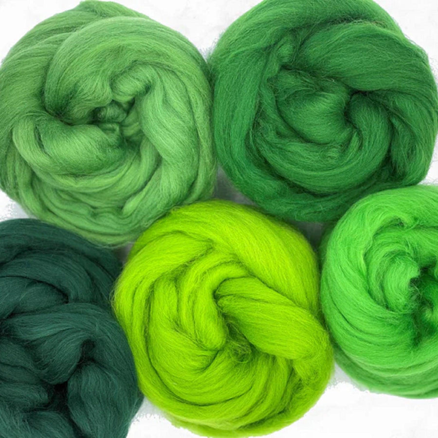 DHAEY Blended Roving 100g, Needle Felting Wool, Hand Dyed Wool Top, Mixed  Natural Wool Roving for Needle Felting Kit (Color : Pure Wool 15)