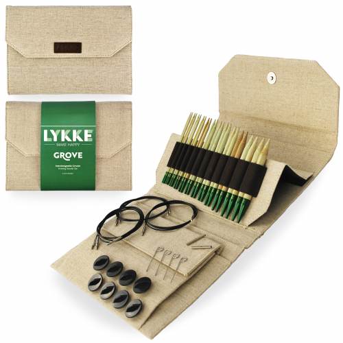 Lykke Grove 5" Interchangeable Circular Needle Set | With Carrying Case