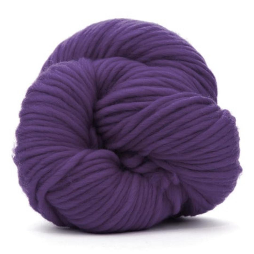 Premium Super Bulky (Chunky) Weight Solid Color Merino Yarn-Yarn-Revolution Fibers-Heather Purple-Revolution Fibers