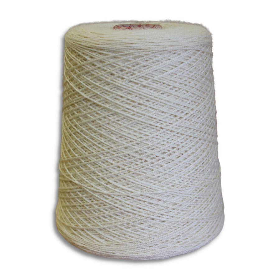Jagger Spun Natural Undyed Rug Warp Wool 2-4 1 lb Cone