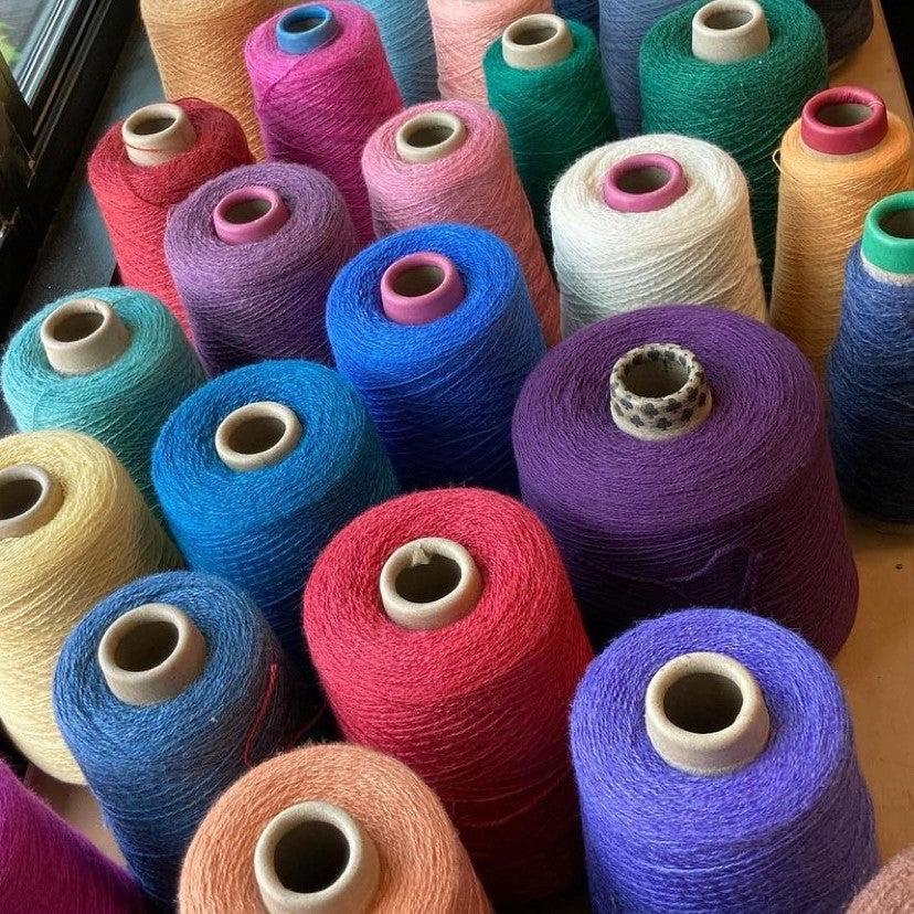 Heather Line Yarn Cones | 2/8 Fingering Weight | 1lb Cone, 2,240 Yards ...