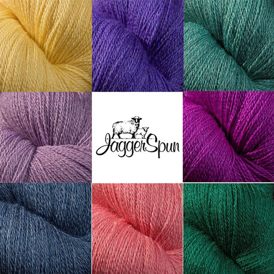 Jagger Yarns Zephyr Wool-Silk 2/18 Lace Weight 1lb Cone