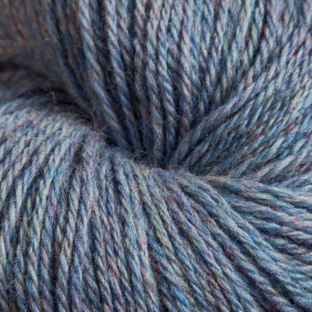 Jagger Yarns Heather Line 2-8 Fingering Weight 1lb Cone - Blue Mist