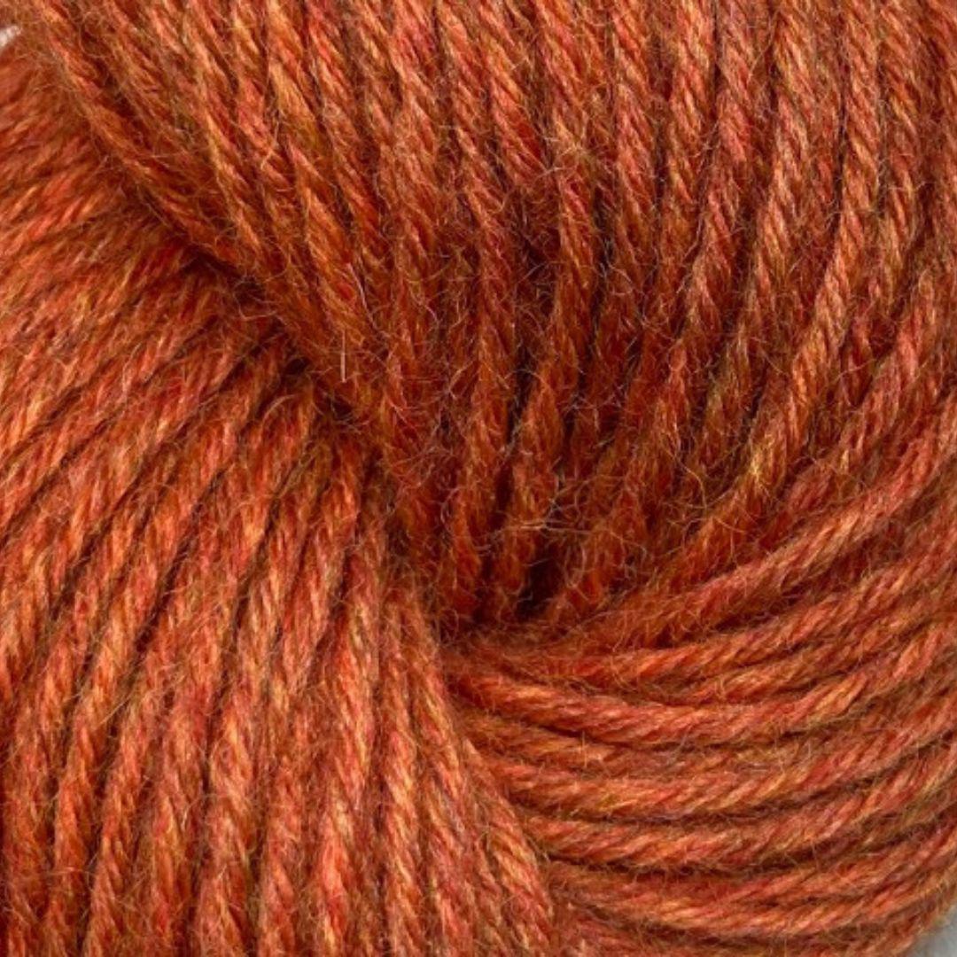 Jagger Yarns Heather Line 2-8 Fingering Weight 1lb Cone - Flame