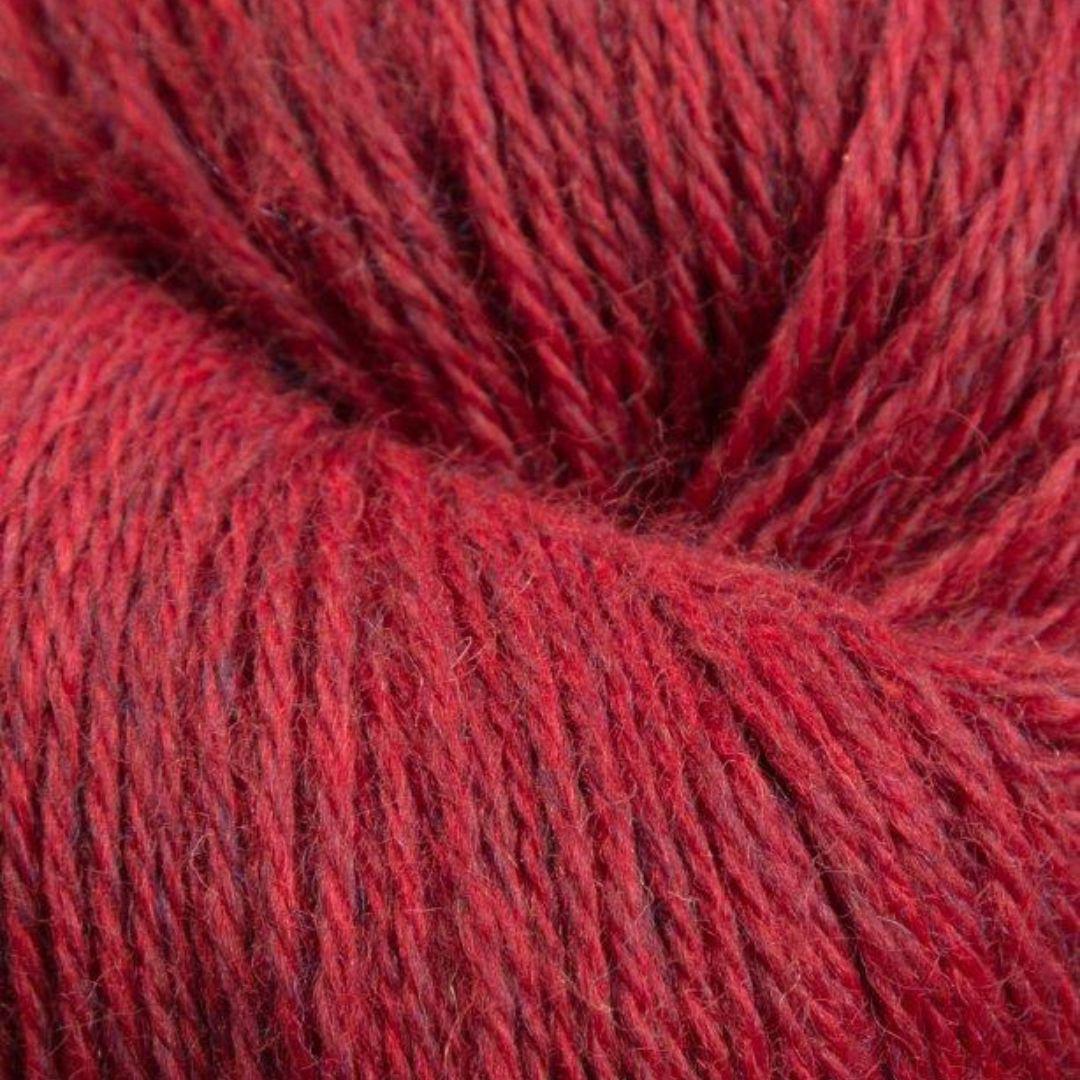Jagger Yarns Heather Line 2-8 Fingering Weight 1lb Cone - Hollyberry