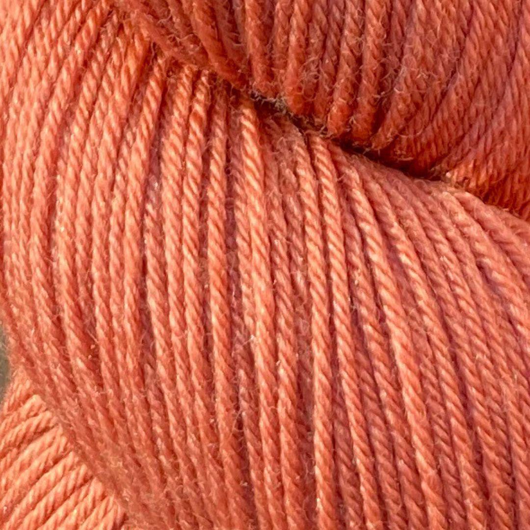 Jagger Yarns Maine Line 4/14 Fingering Weight 1lb Cone - Sunbaked Clay