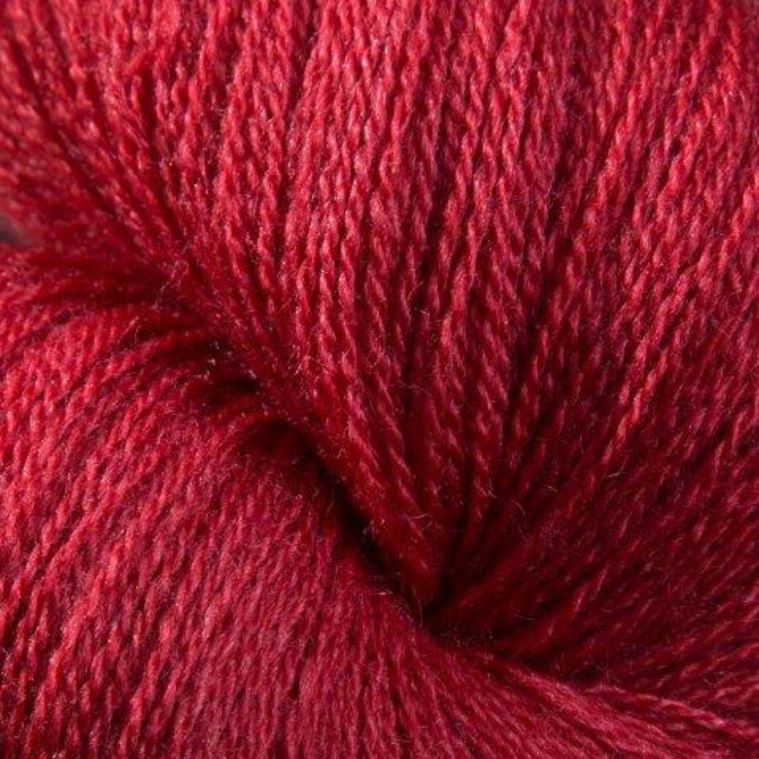 Jagger Yarns Zephyr Wool-Silk 2/18 Lace Weight 1lb Cone - Garnet
