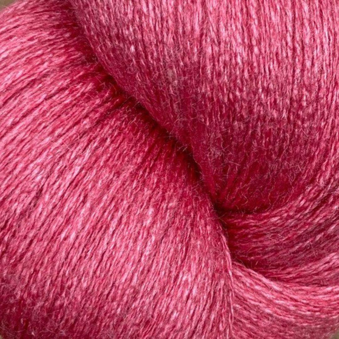 Jagger Yarns Zephyr Wool-Silk 2/18 Lace Weight 1lb Cone - Rapture Rose