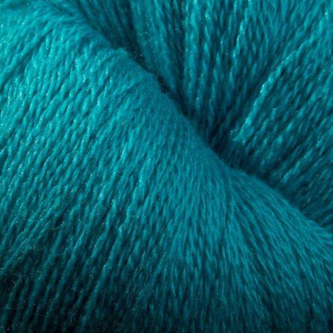 Jagger Yarns Zephyr Wool-Silk 2/18 Lace Weight 1lb Cone - Turquoise