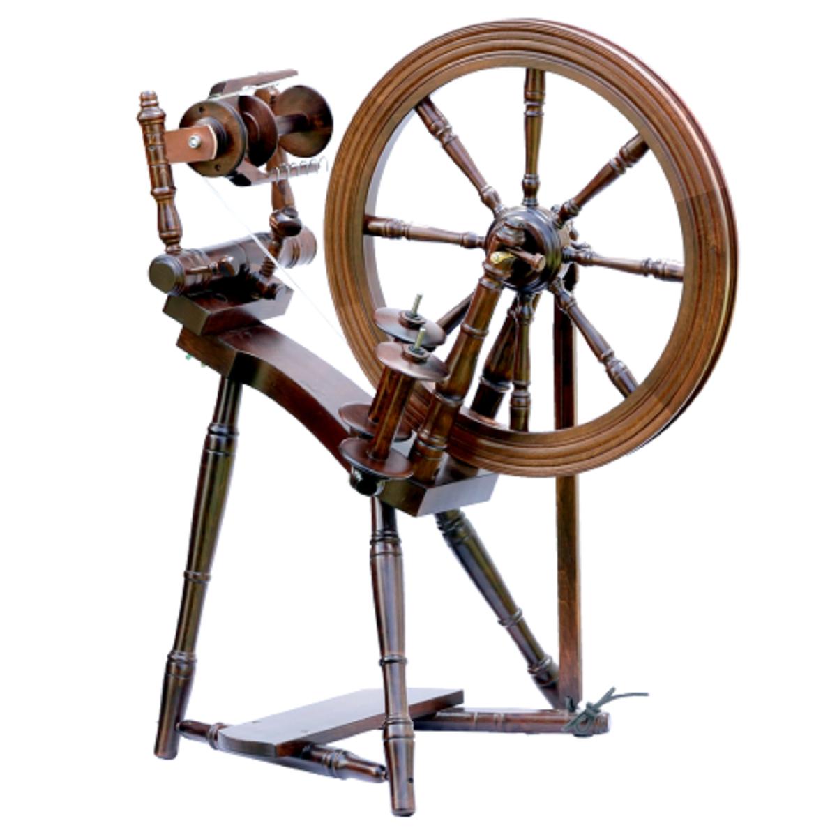 Kromski Prelude Spinning Wheel-Spinning Wheel-Kromski-Walnut-Revolution Fibers