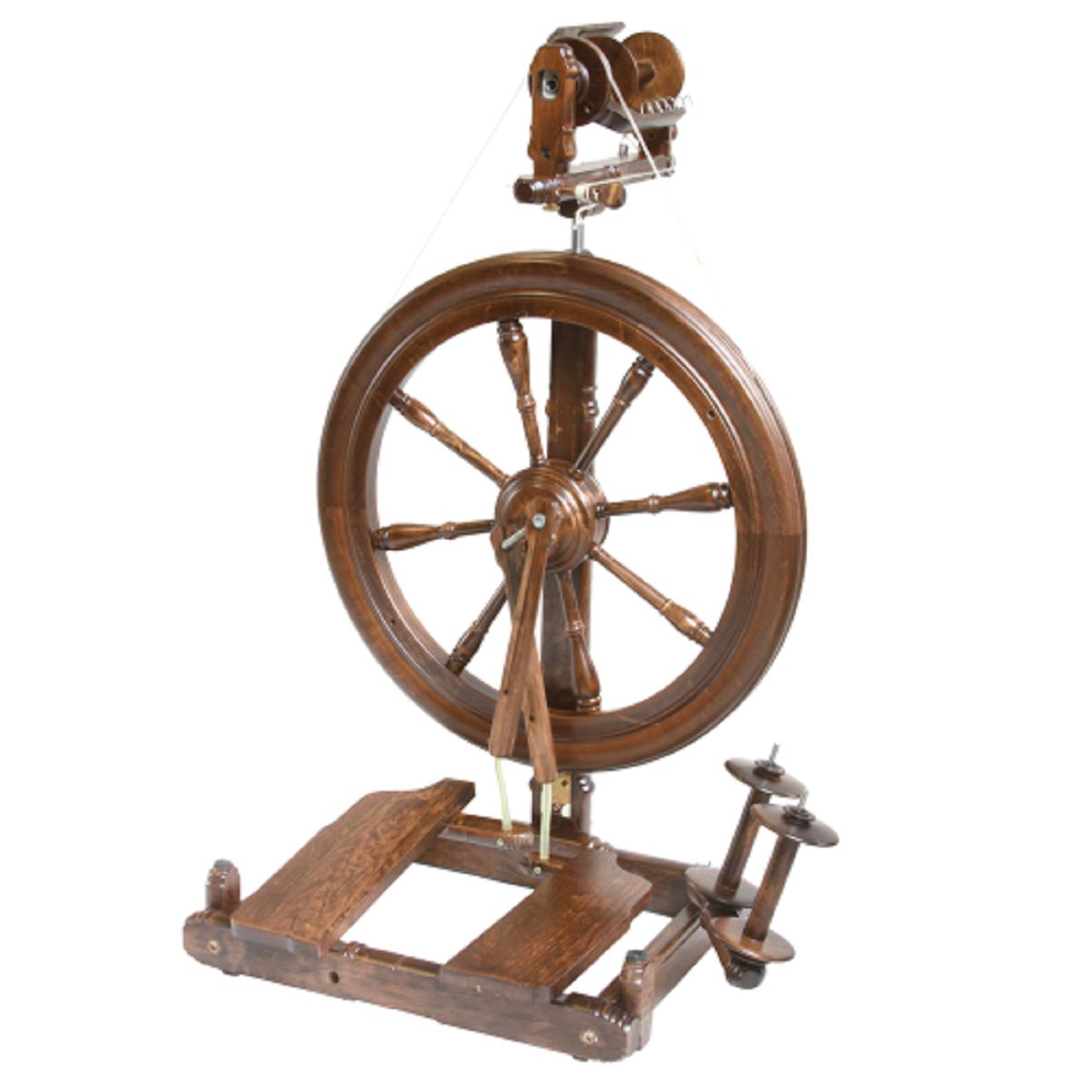 Kromski Sonata Spinning Wheel-Spinning Wheel-Kromski-Walnut-Revolution Fibers