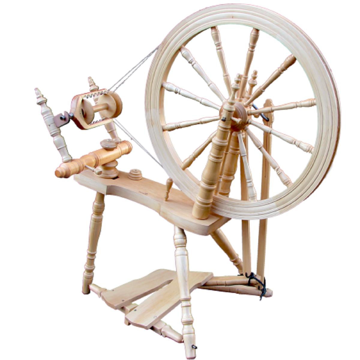 Kromski Symphony Spinning Wheel-Spinning Wheel-Kromski-Finished Clear-Revolution Fibers