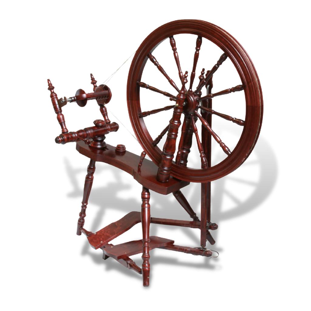 Kromski Symphony Spinning Wheel-Spinning Wheel-Kromski-Mahogany-Revolution Fibers