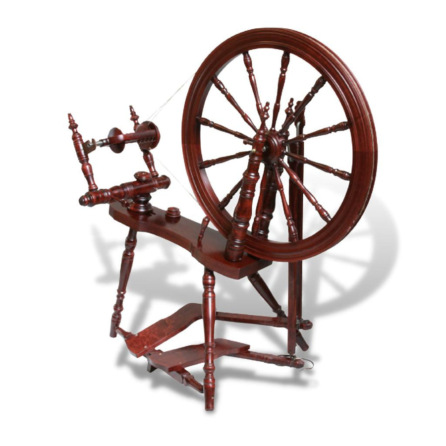 Kromski Symphony Spinning Wheel-Spinning Wheel-Kromski-Mahogany-Revolution Fibers