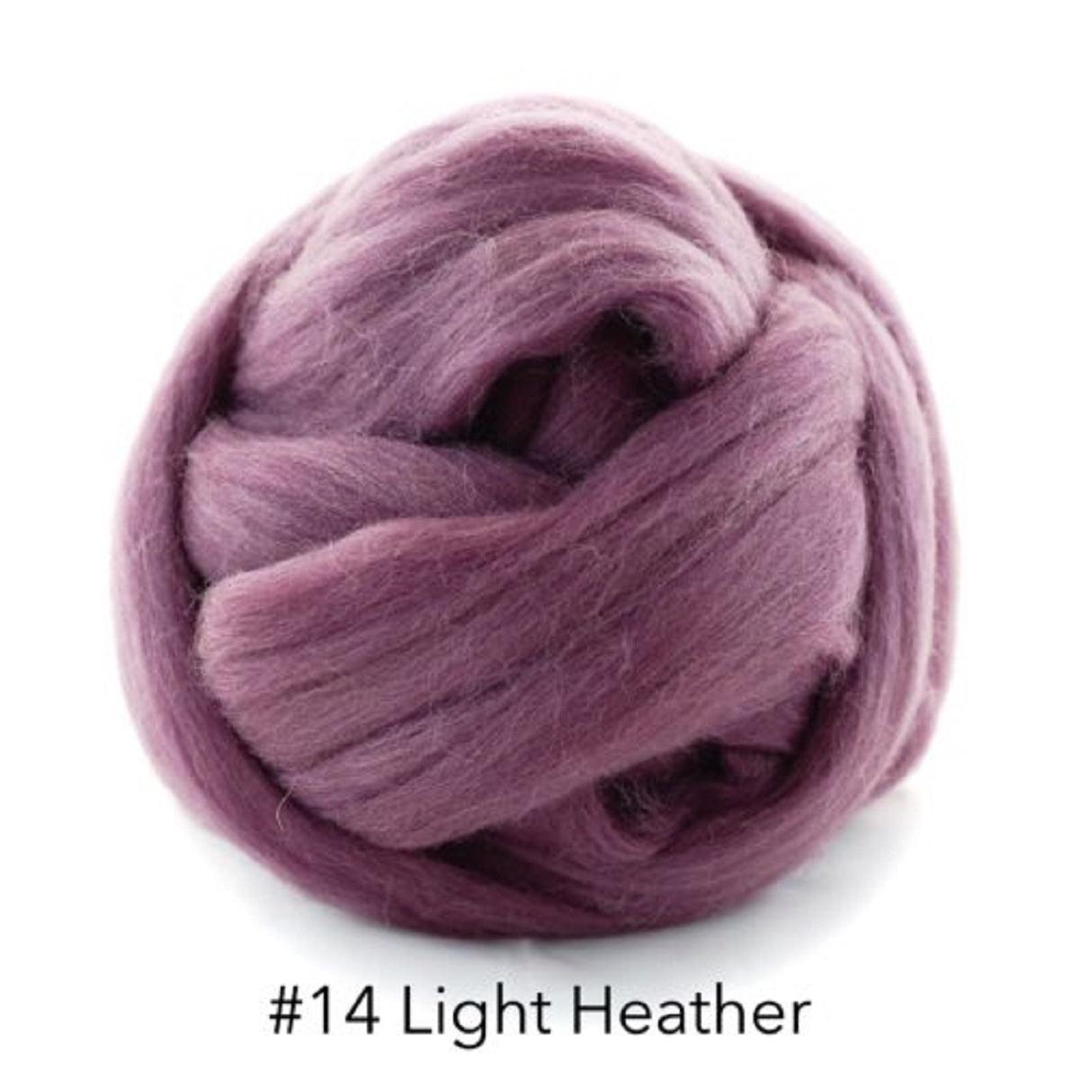 Polish Merino Wool Top - Light Heather-Wool Roving-Kromski-8 Ounces-Revolution Fibers
