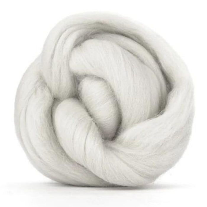 Revolution Fibers Solid Colored Merino Wool Tops | Premium 22 Micron, 64 Count Wool-Wool Roving-Revolution Fibers-Lightning-Revolution Fibers