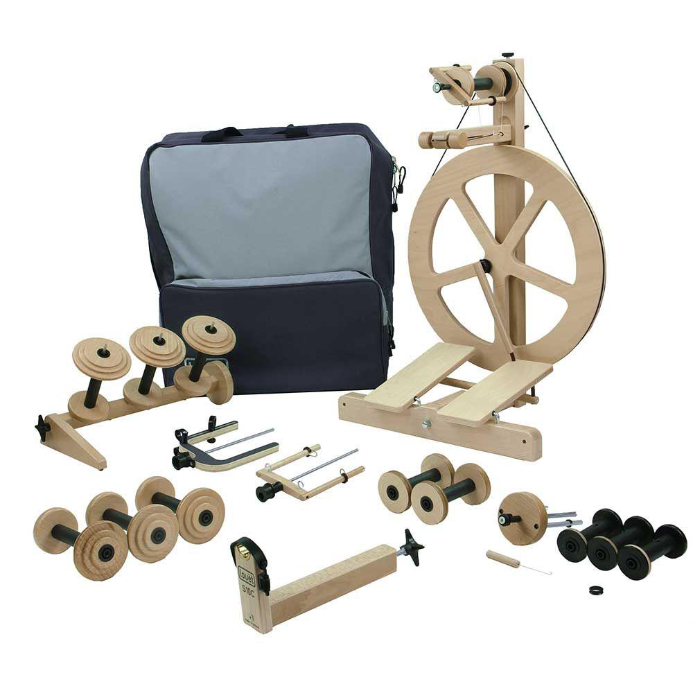 Louet S10 Spinning Wheel Package - Fully Loaded