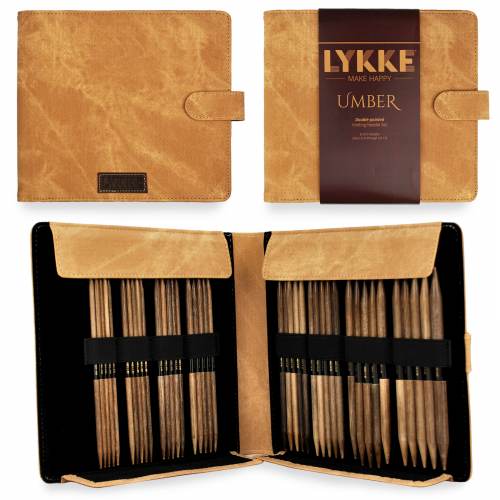 Lykke Crafts Umber 6 Inch Small Double Point Needle Set