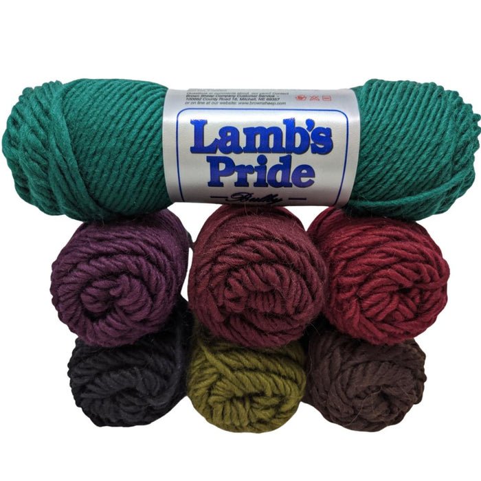 Lamb's Pride Worsted Weight Yarn | 190 Yards | 85% Wool 15% Mohair Blend-Yarn-Brown Sheep Yarn-Heather Charcoal - M04-Revolution Fibers