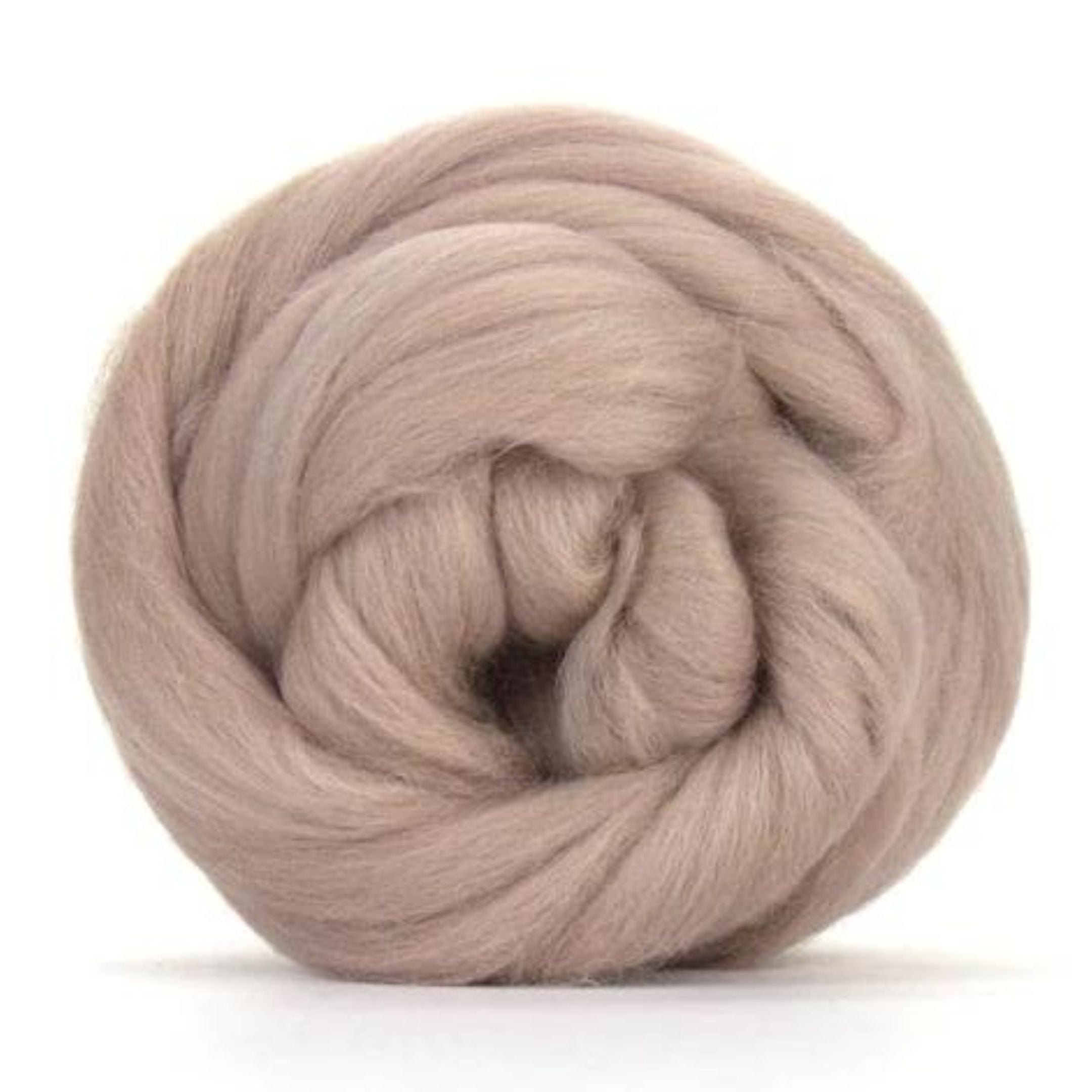 Revolution Fibers Solid Colored Merino Wool Tops | Premium 22 Micron, 64 Count Wool-Wool Roving-Revolution Fibers-Mink-Revolution Fibers