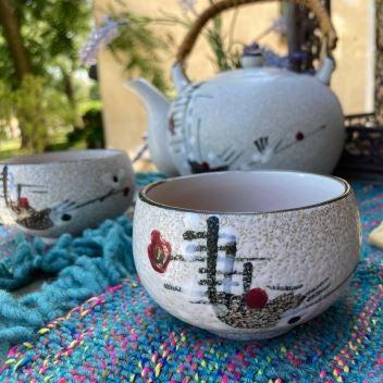 Mug Rugs Pattern - Lanaloft Worsted + Sari Silk Yarn-Knitting Patterns-Blue Dragonfly Fiber Arts-Revolution Fibers