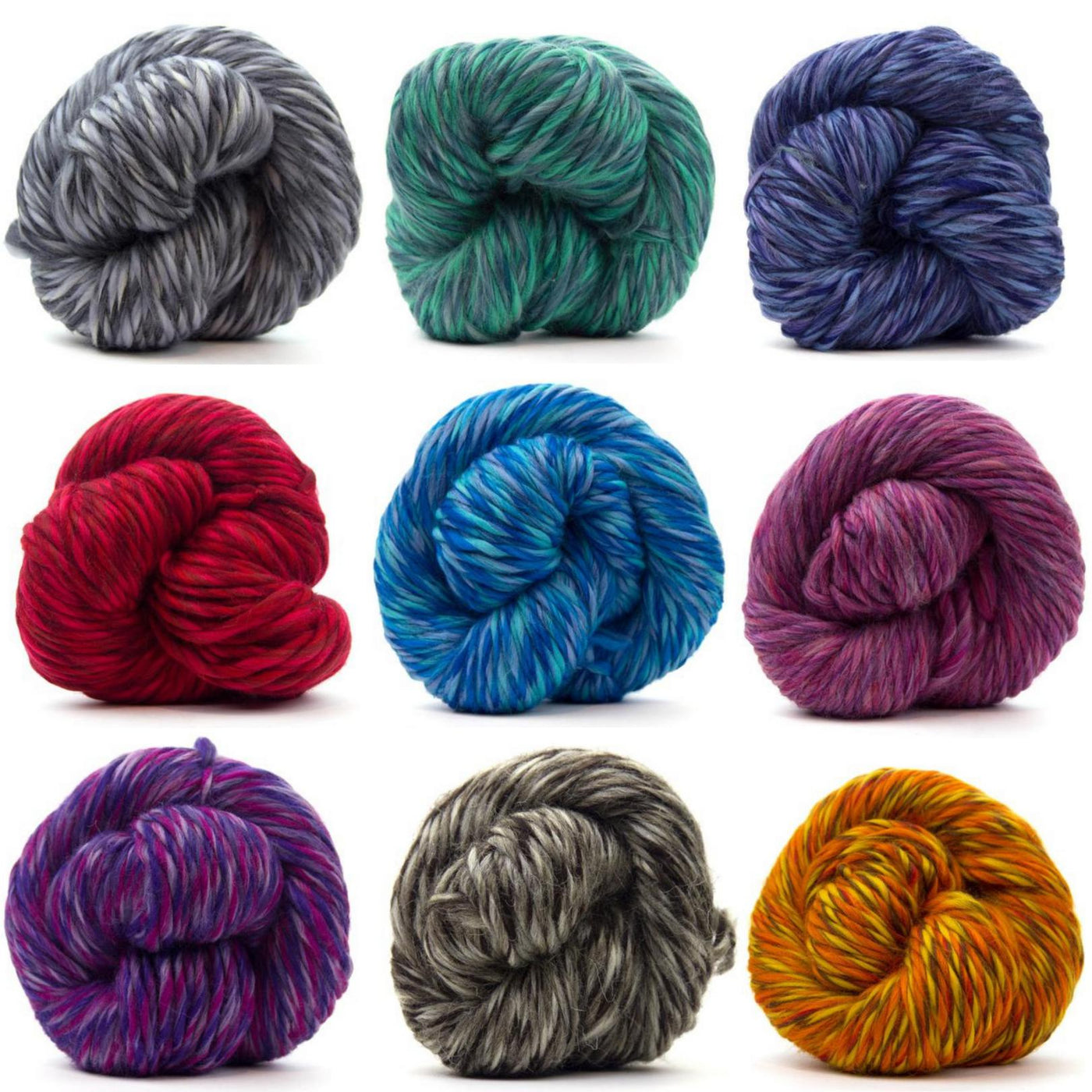Revolution Fibers Chunky Merino Wool Yarn Multi Color