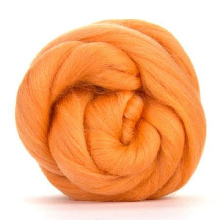 Revolution Fibers Solid Colored Merino Wool Tops | Premium 22 Micron, 64 Count Wool-Wool Roving-Revolution Fibers-Peach-Revolution Fibers