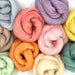 Mixed Merino Wool Variety Pack | Pretty Pastels (Multicolored) 250 Grams, 23 Micron-Wool Roving-Revolution Fibers-Revolution Fibers