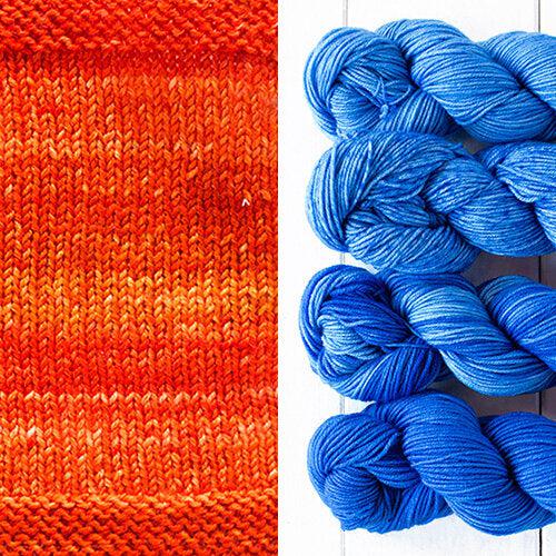 Reversal Shawl Kit | Vogue Knitting Feature-Knitting Kits-Urth Yarns-3052 + 805-Revolution Fibers