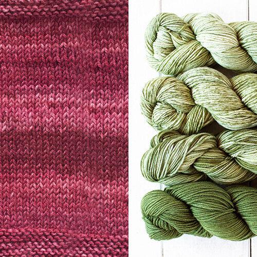 Reversal Shawl Kit | Vogue Knitting Feature-Knitting Kits-Urth Yarns-3054 + 811-Revolution Fibers