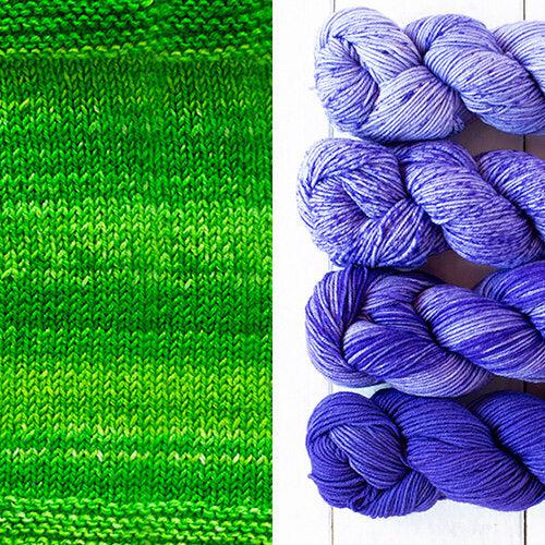 Reversal Shawl Kit | Vogue Knitting Feature-Knitting Kits-Urth Yarns-3058 + 808-Revolution Fibers