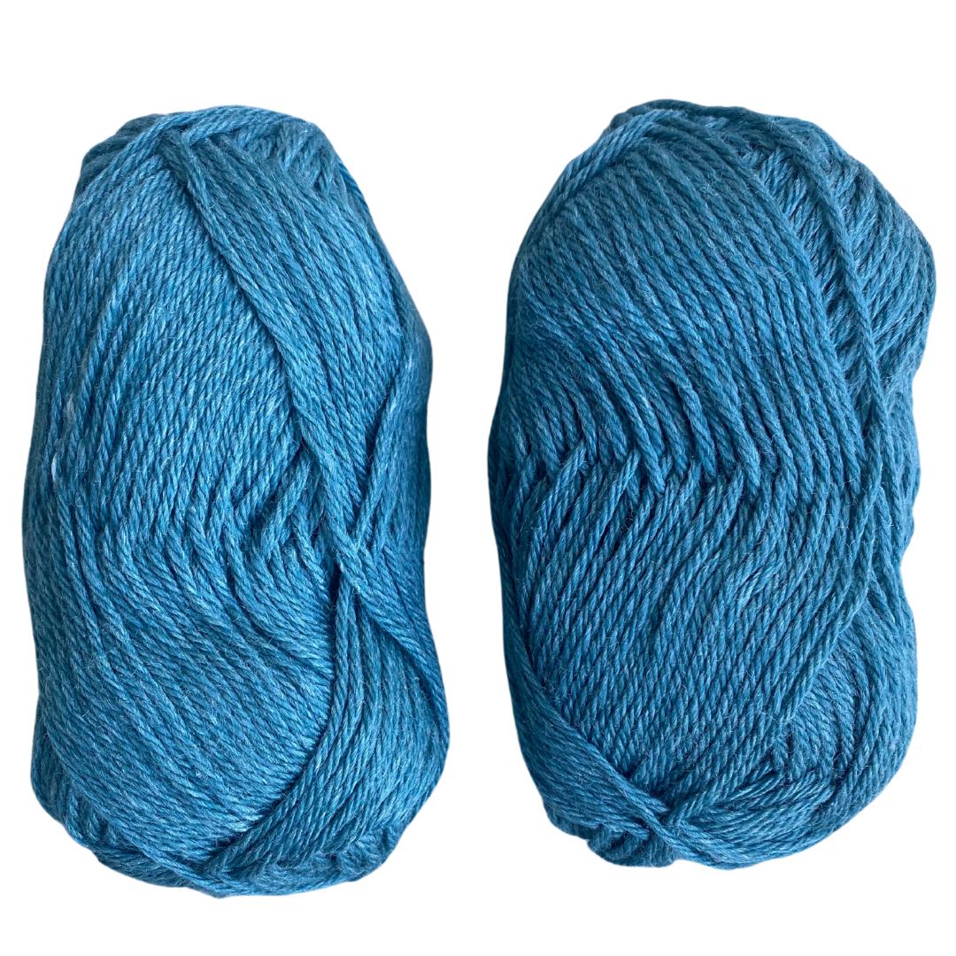 Premium DK Weight Yarn Skeins (Set of 2) | 80% Merino 20% Silk Yarn Blend-Yarn-Revolution Fibers-River Mist Teal Green-Revolution Fibers