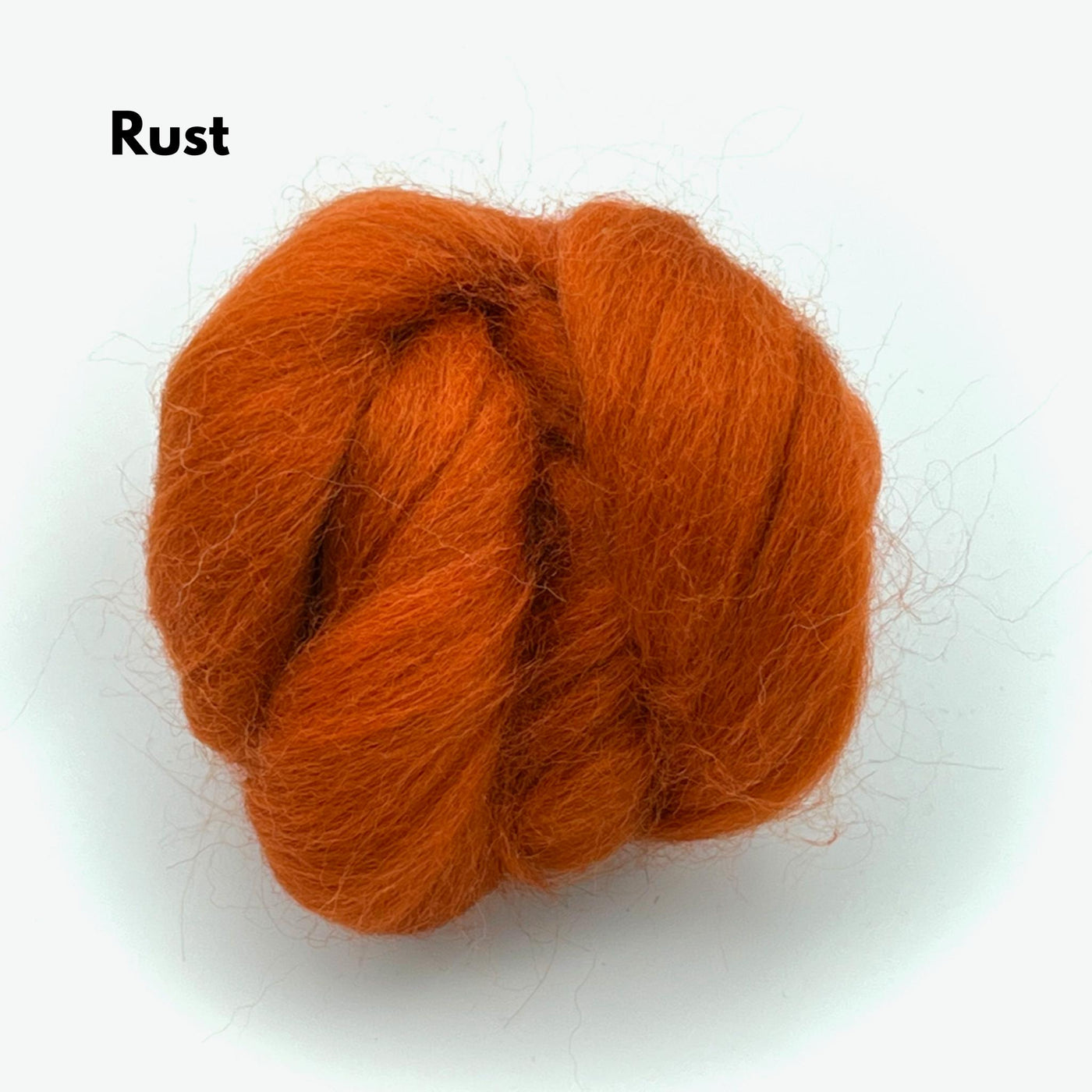 Rust Red Corriedale Wool