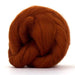 Revolution Fibers Solid Colored Merino Wool Tops | Premium 22 Micron, 64 Count Wool-Wool Roving-Revolution Fibers-Rust-Revolution Fibers