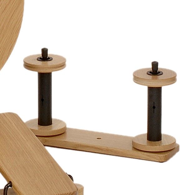 Lazy Kate for Victoria S95/S96 Spinning Wheel (Oak) - Rack with 2 Rods