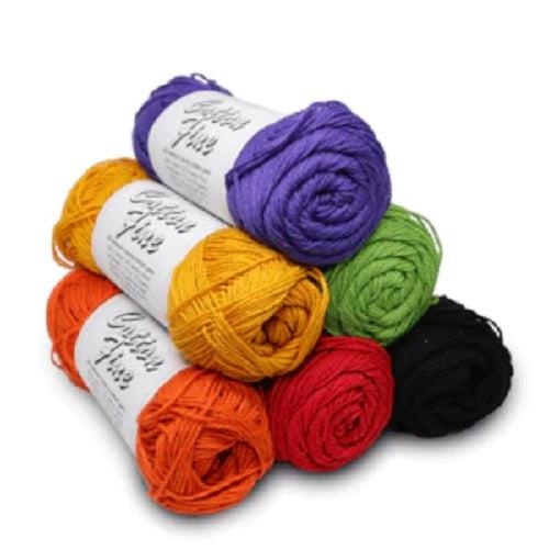 Cotton Fine Yarn Fingering Weight Yarn | 50 grams, 215 Yards | 80% Pima Cotton 20% Merino Wool-Yarn-Brown Sheep Yarn-Cavern - CF005C-Revolution Fibers